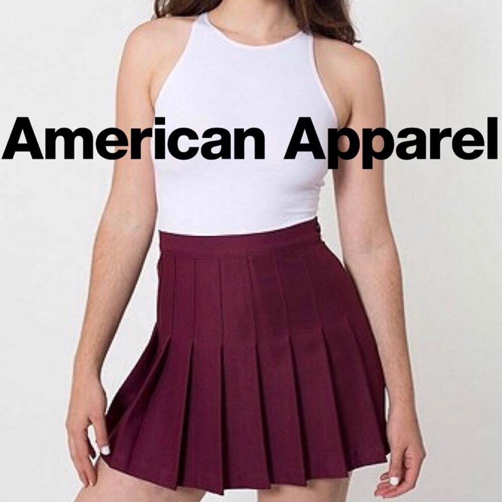 American Apparel Tennis Skirt